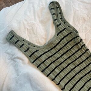 NWT Striped Ribbed maxi dress